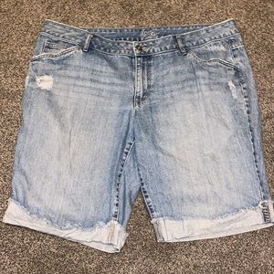 Apt. 9 Light Blue Jean Shorts
